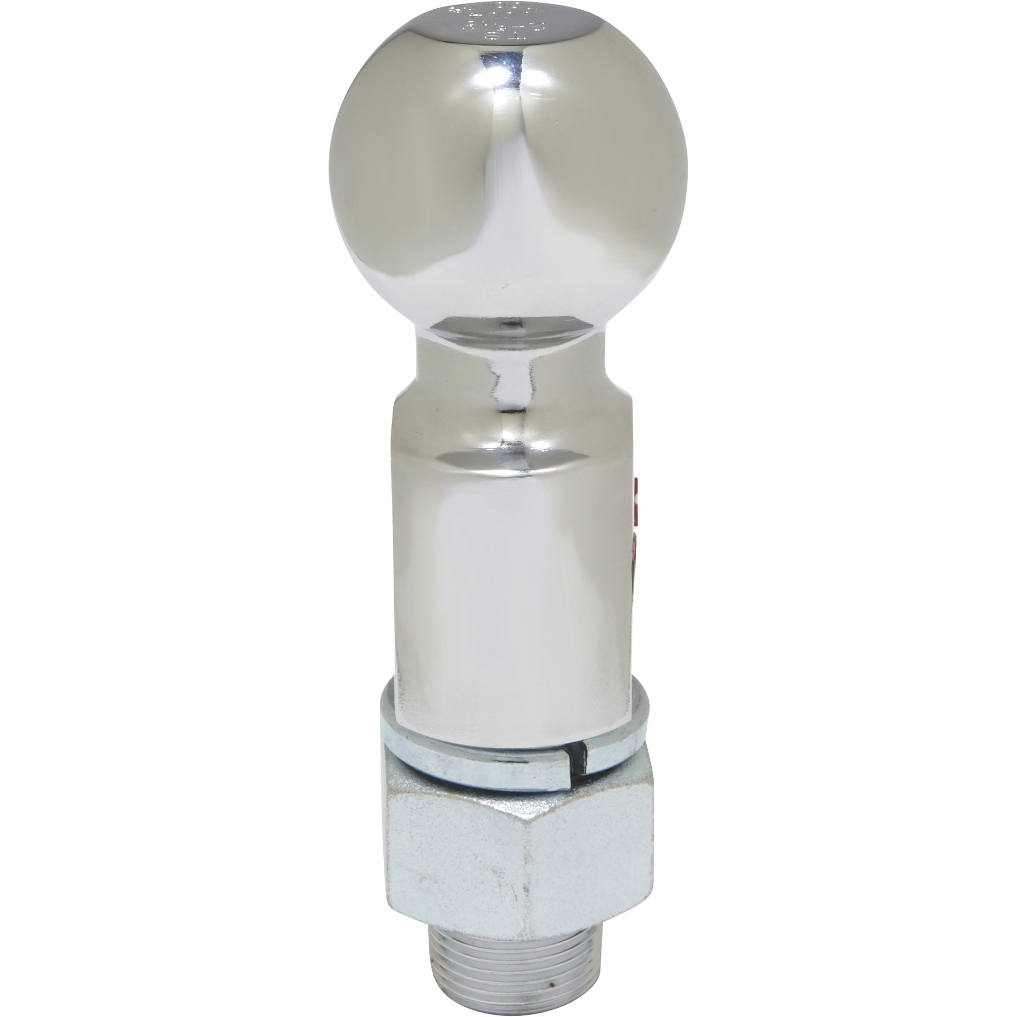 Ultra-Tow Chrome-Plated Hitch Ball — 2 5/16in. Ball, 1 1/4in. Dia. x 2 1/4in.L Shank, 5000-Lb. Capacity, 2in. Rise
